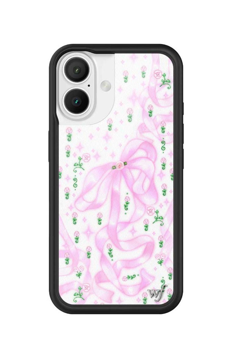 Ribbons & Rosettes iPhone Case, Alternate, color, Pink
