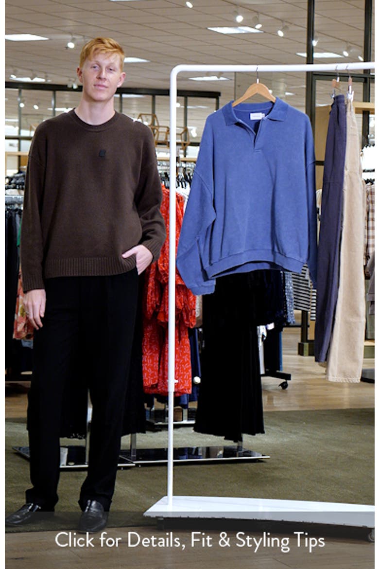 Oversize Polo Sweatshirt video