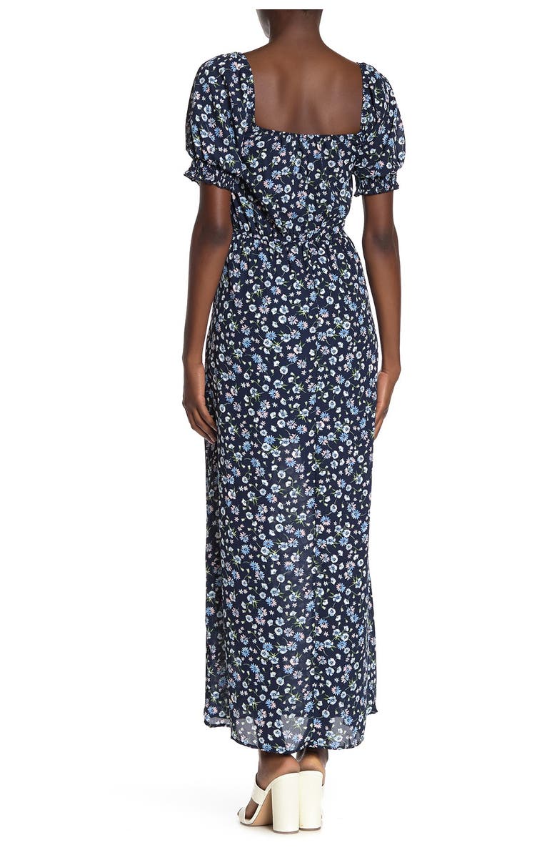 Row A Floral Print Maxi Dress, Alternate, color, 