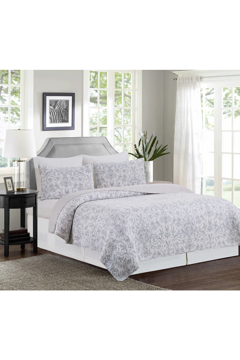 Callahan Songbirds Quilt Bedding Collection, Alternate, color, Purple