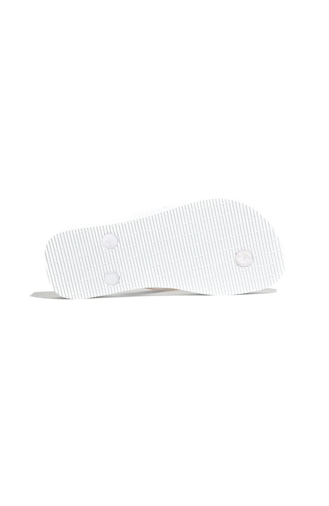 Kids' Flores Flip Flop, Alternate, color, WHITE FLOWER MULTI