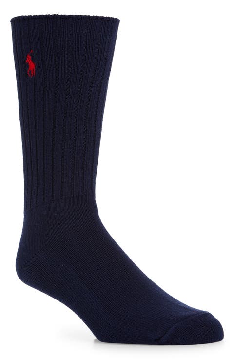 Rib Crew Socks