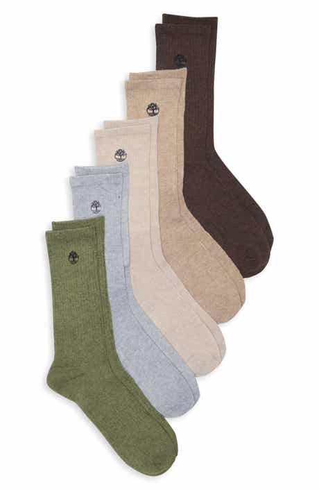 Timberland 5-Pack Cushion Crew Length Socks