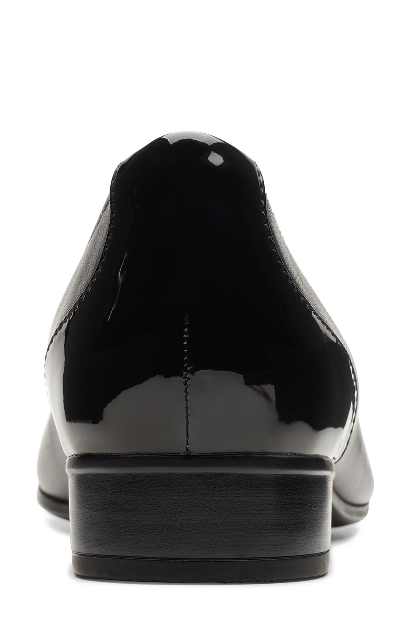 Clarks<sup>®</sup> Juliet Step Block Heel Pump, Alternate, color, Black Leather