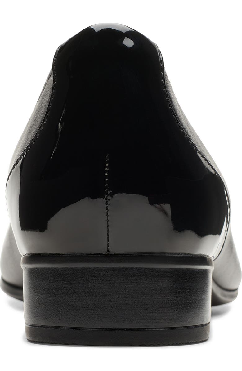 Clarks<sup>®</sup> Juliet Step Block Heel Pump, Alternate, color, Black Leather