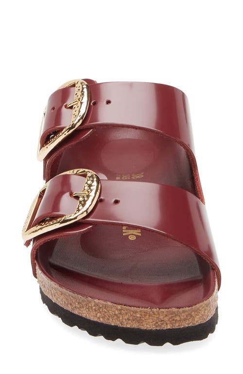 Birkenstock Arizona Hammered Big Buckle Slide Sandal In Multi