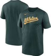 Nike Men's Nike Green Oakland Athletics New Legend Wordmark T-Shirt