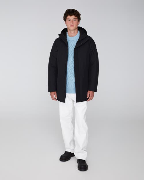 Quartz Co. Labrador | Hooded Down Winter Jacket In Black