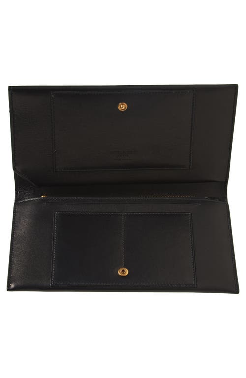 Saint Laurent Leather Travel Wallet