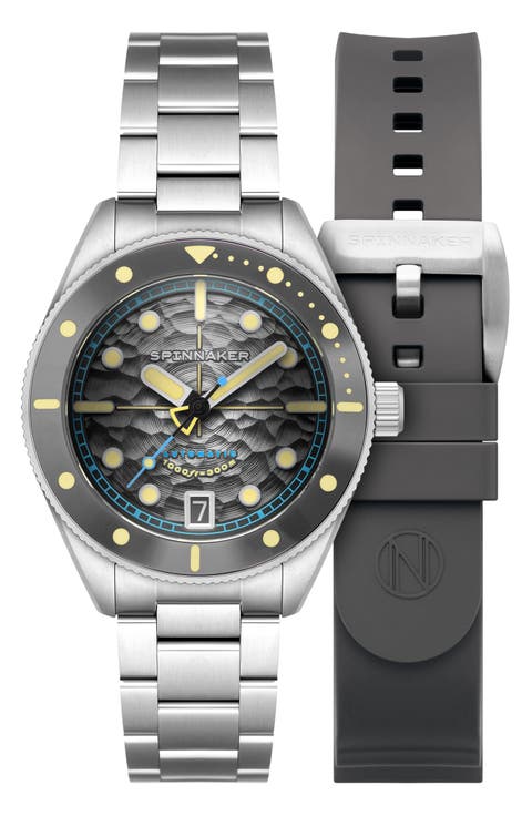 Challenger Automatic Bracelet Watch, 42mm