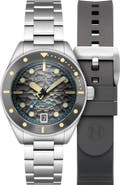 SPINNAKER Challenger Automatic Bracelet Watch, 42mm
