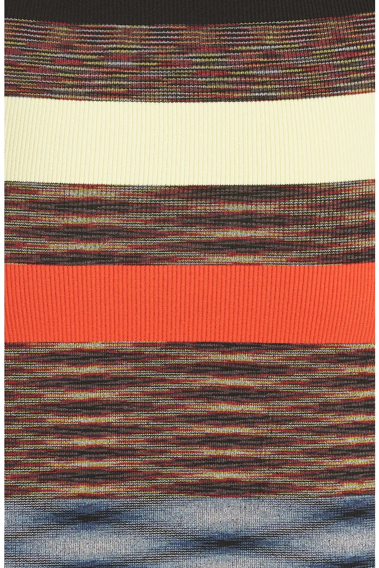Ribbed Stripe Body-Con Sweater Dress, Alternate, color, CHERRY MULTI