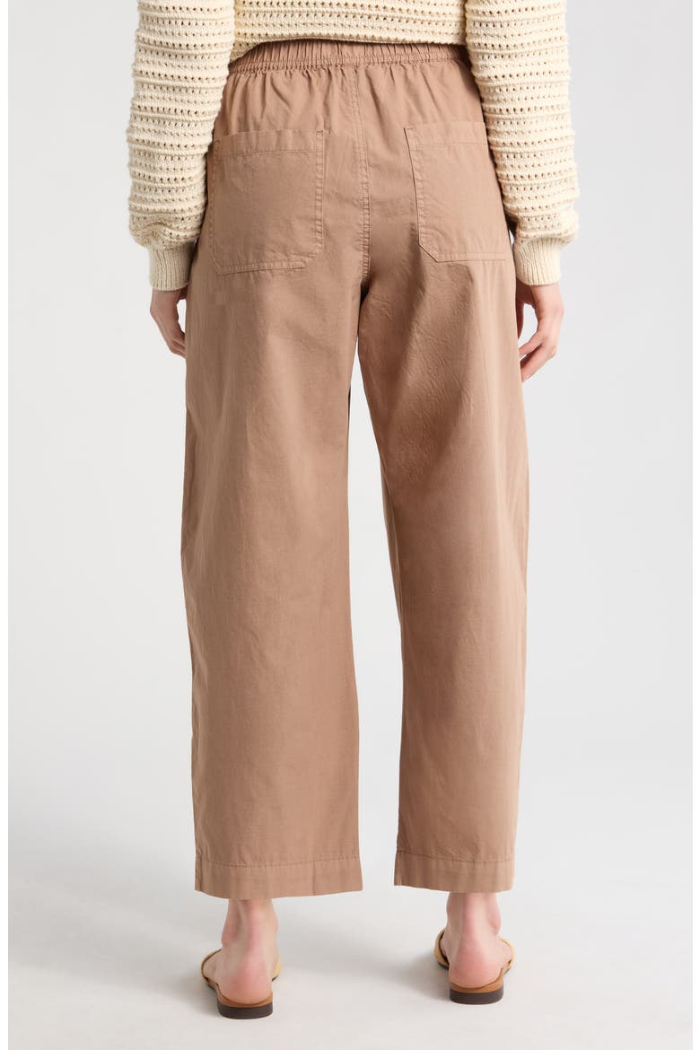 Kyra Poplin Pants, Alternate, color, TRUFFLE