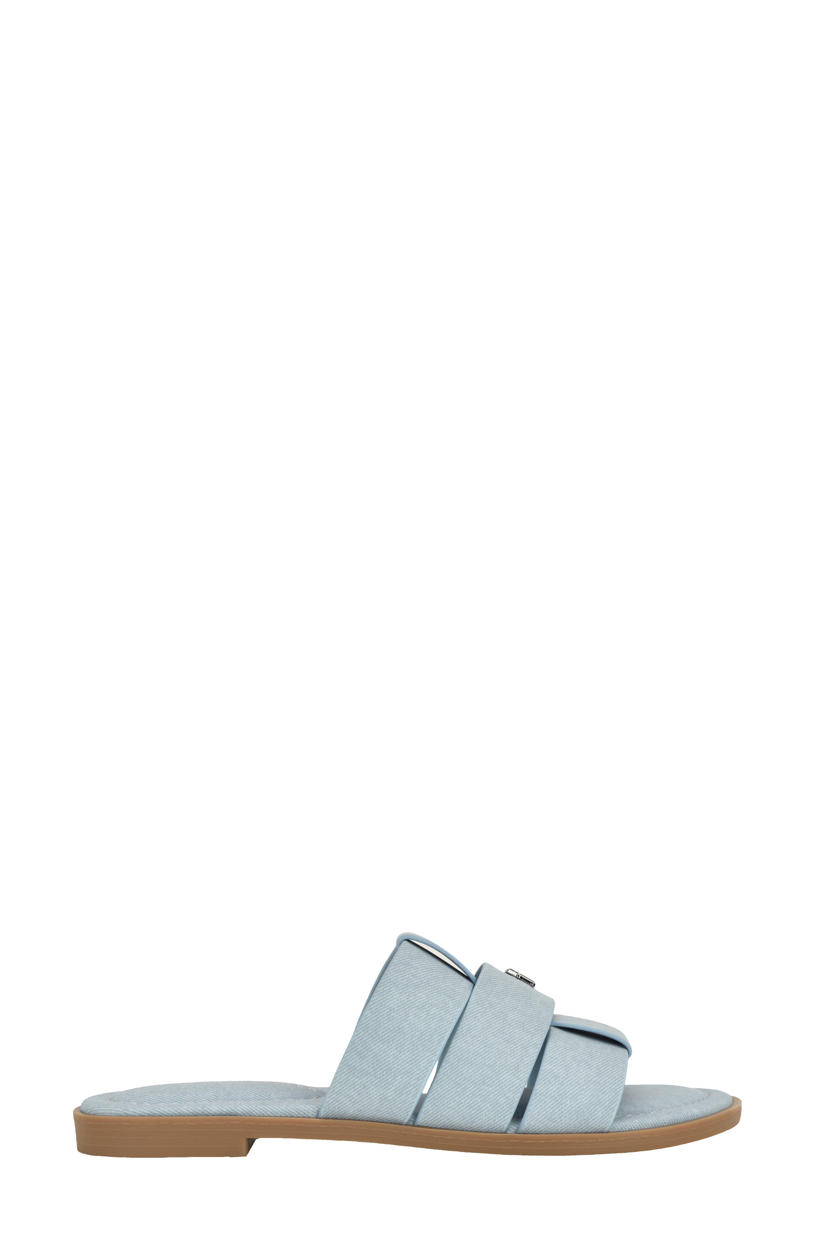 Tommy Hilfiger Moden Slide Sandal, Alternate, color, Blue