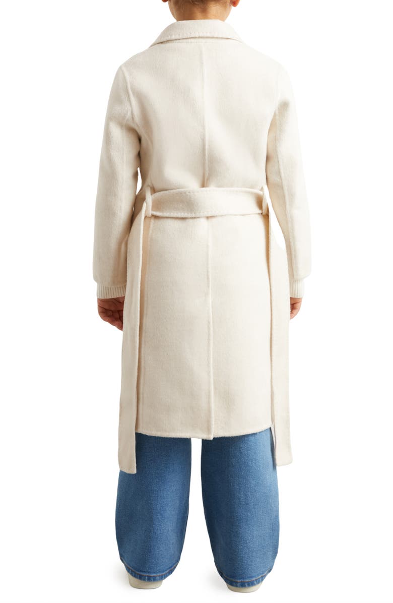 Reiss Kids' Maeve Belted Double Breasted Wool Blend Coat, Alternate, color,