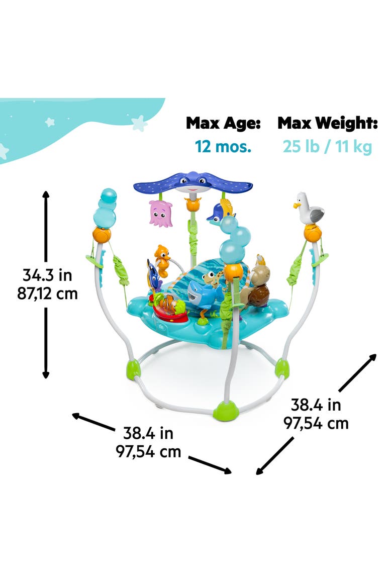 Disney Baby Finding Nemo Sea of Activities Baby Activity Jumper, Alternate, color, MULTICOLORED