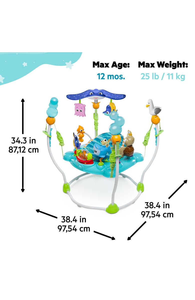 BRIGHT STARTS Disney Baby Finding Nemo Sea of Activities Baby Activity Jumper, Alternate, color, Multicolored