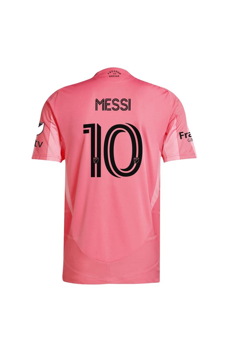 adidas Men's adidas Lionel Messi Light Pink Inter Miami CF 2025 Euforia Authentic Player Jersey, Alternate, color,