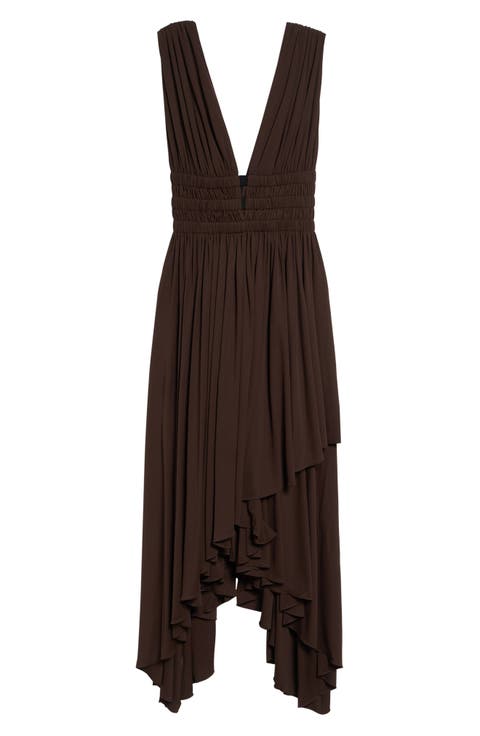 Deesse Shirred Jersey Dress