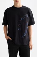 Scotch & Soda Loose Fit Logo Appliqué T-Shirt