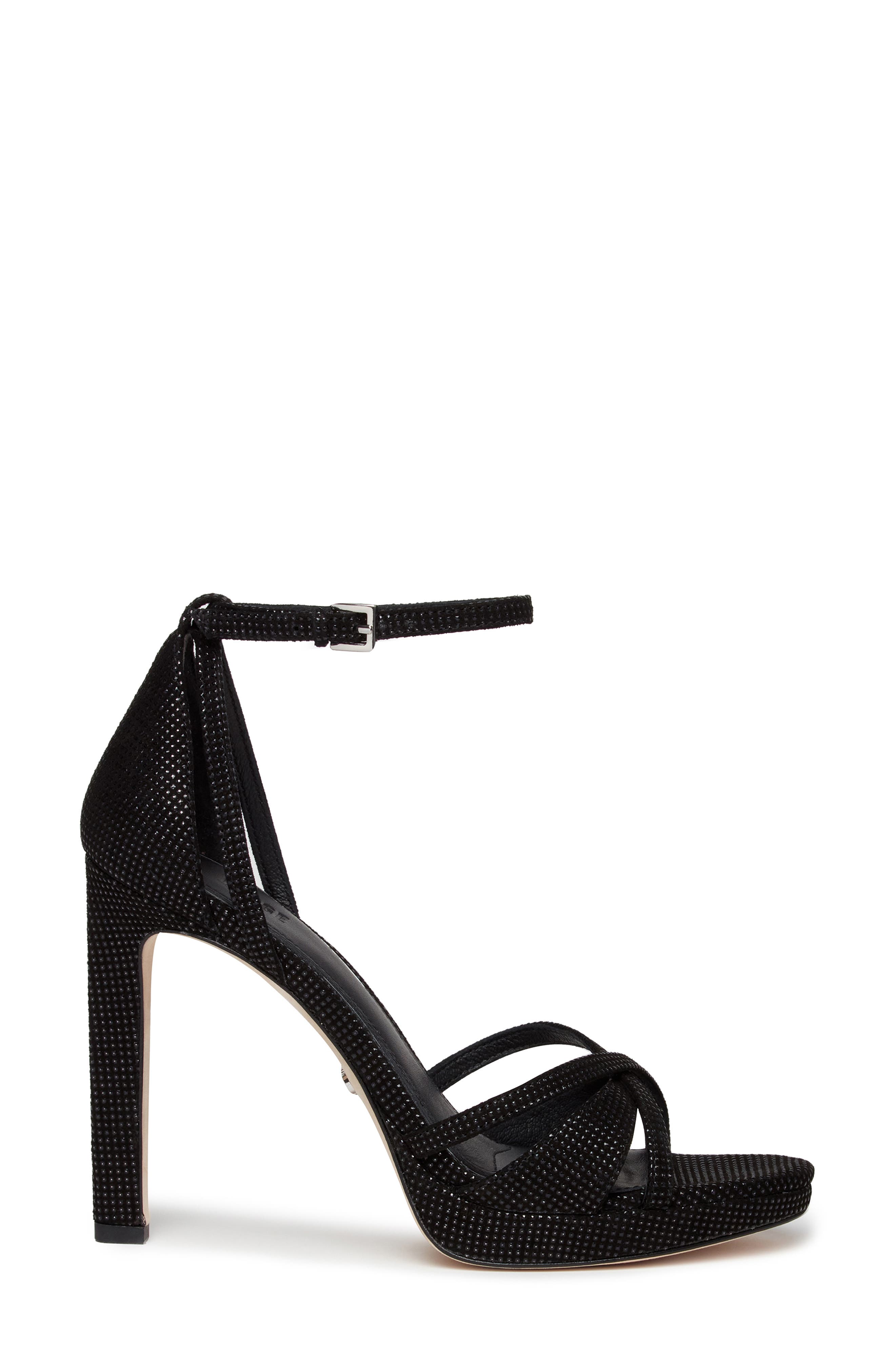 PAIGE Violet Ankle Strap Platform Sandal, Alternate, color, Black