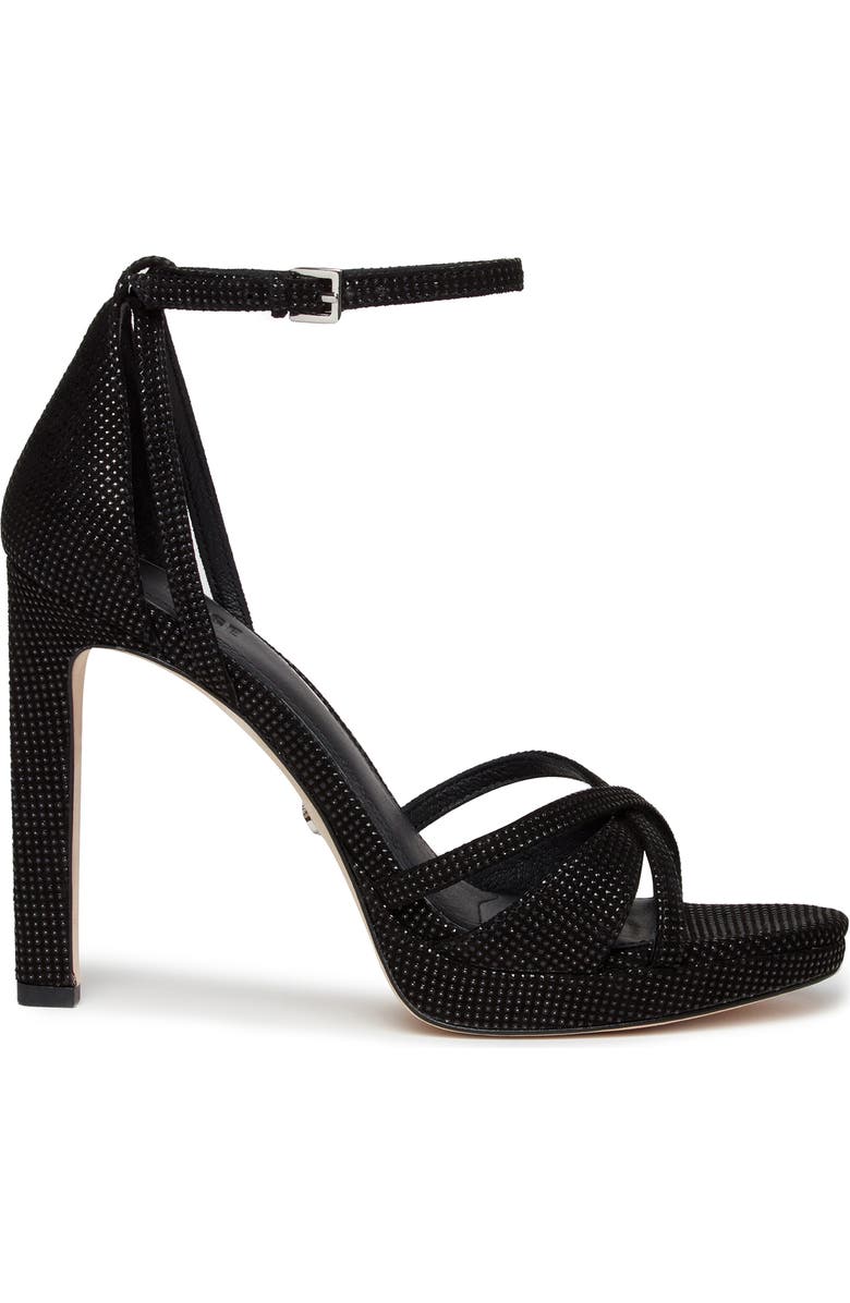 PAIGE Violet Ankle Strap Platform Sandal, Alternate, color, Black