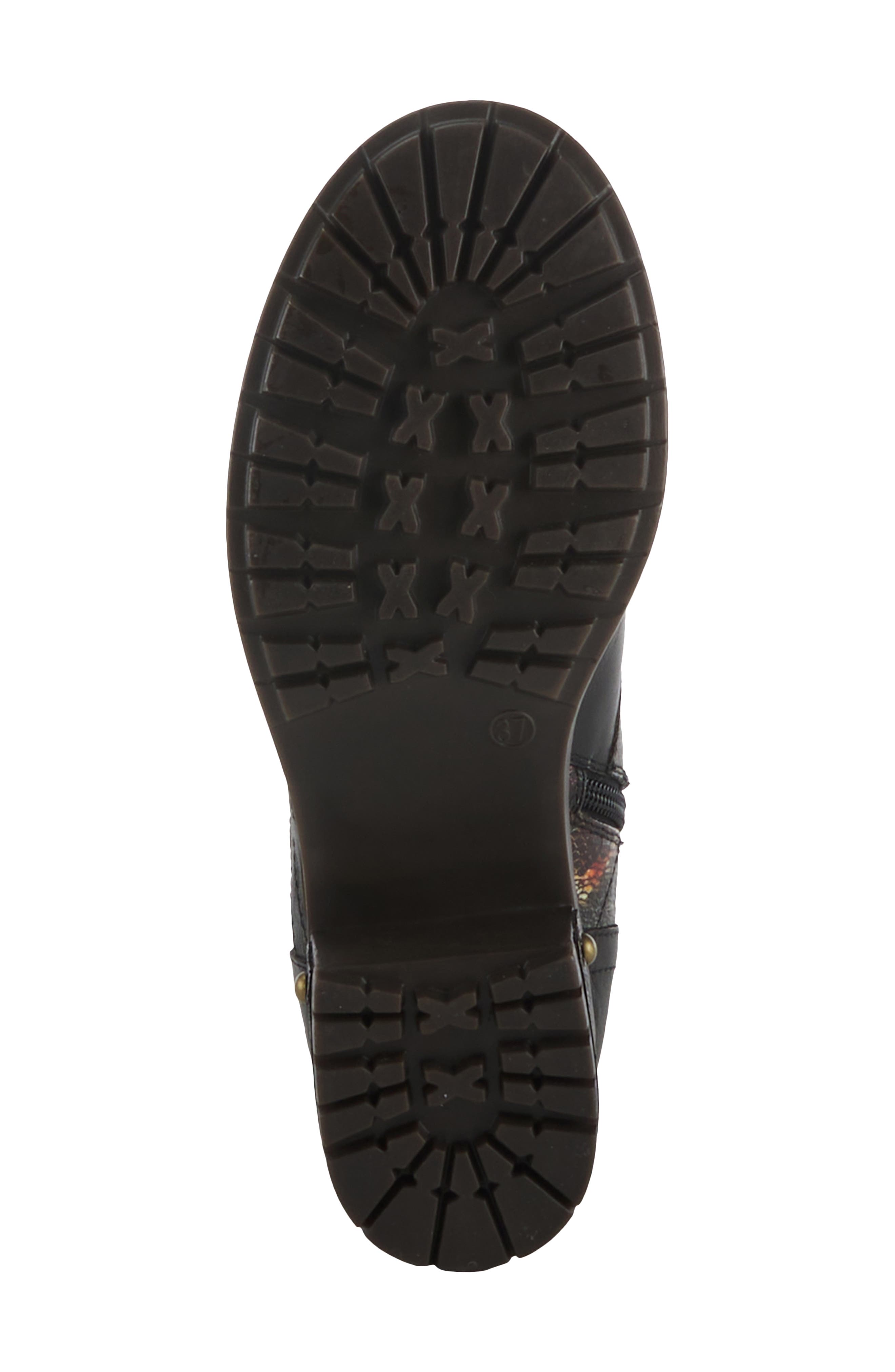 L'Artiste by Spring Step Marty-Met Bootie, Alternate, color, Black Multi