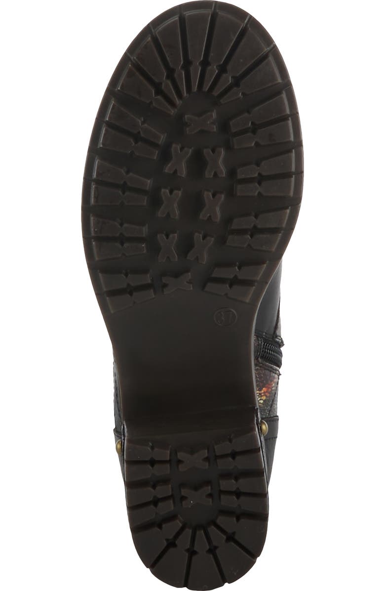 L'Artiste by Spring Step Marty-Met Bootie, Alternate, color, Black Multi