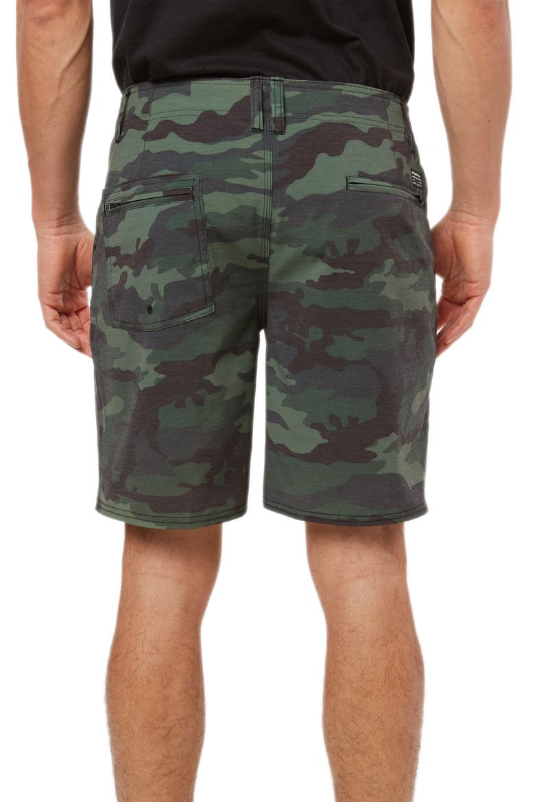 Tropic Garden Hybrid Shorts, Alternate, color, CAMO
