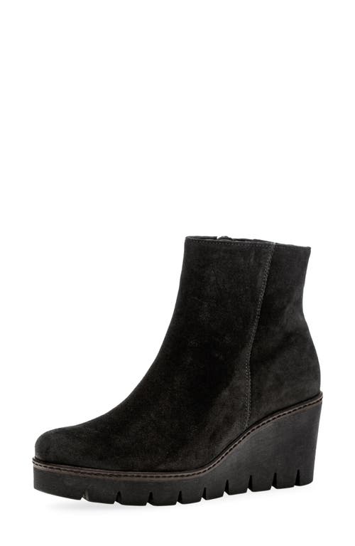 Gabor 74.780 Wedge Bootie In Black