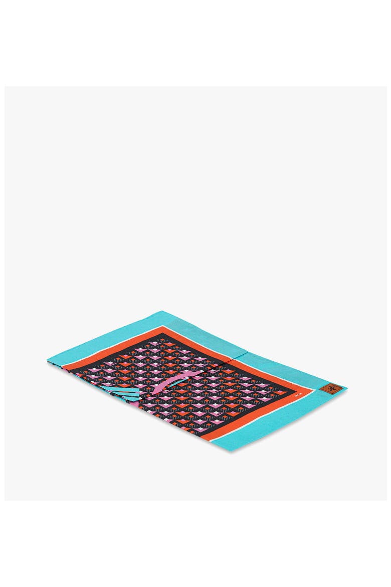 Disco Monogram Scarf, Alternate, color, Aw26 Sangria Sunset