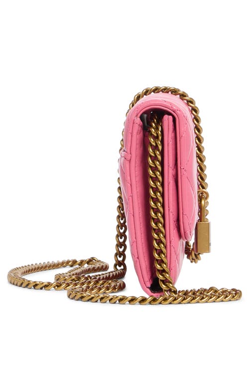 KURT GEIGER KURT GEIGER LONDON BRIXTON LEATHER WALLET ON A CHAIN