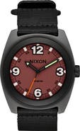 Nixon Clutch Webbing Strap Watch, 42mm