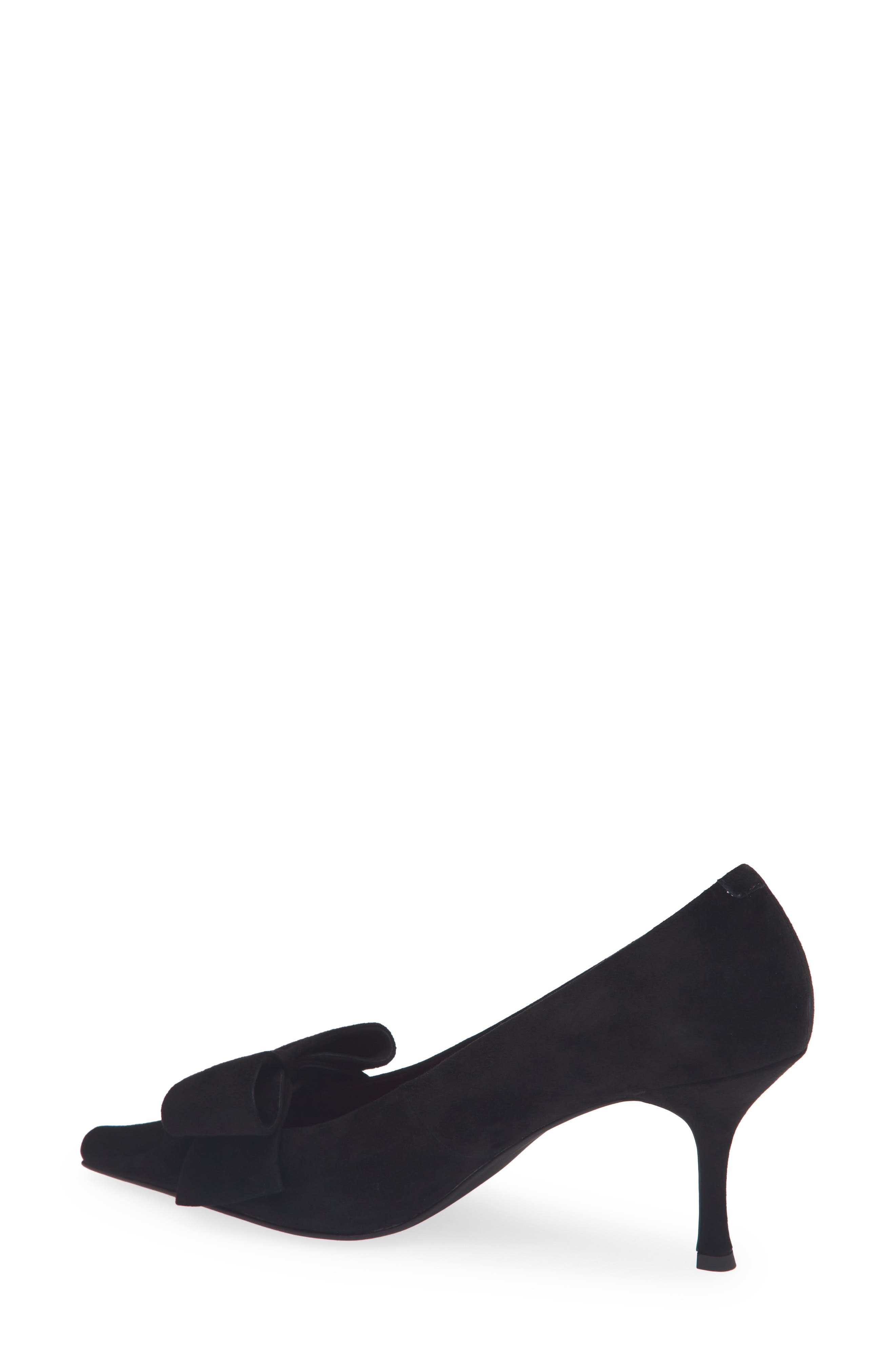 Manors Pointed Toe Pump, Alternate, color, BLACK SUEDE