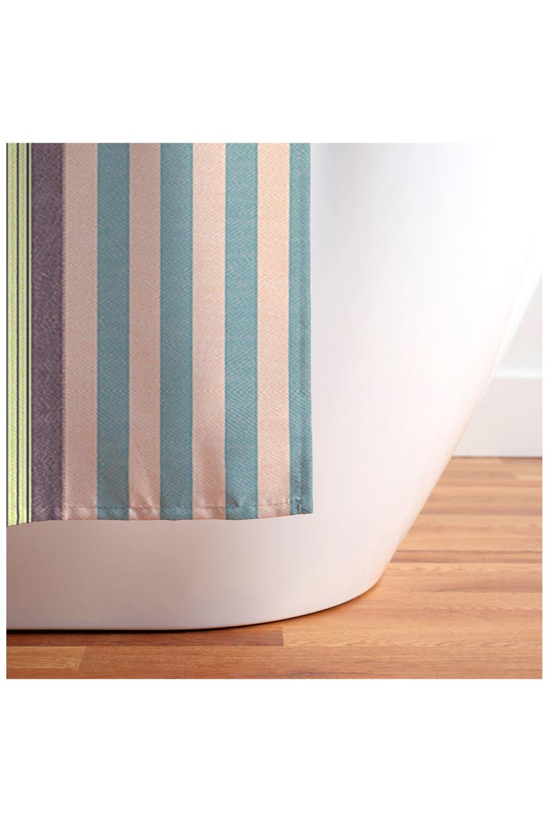 Marta Barragan Camarasa Stripe Shower Curtain, Alternate, color, MULTI