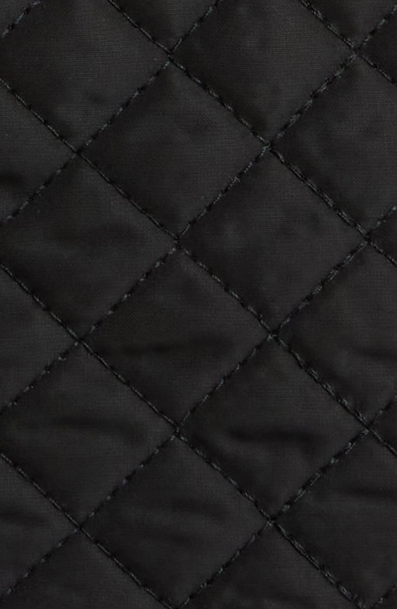 Gallery Water Resistant Quilted Jacket, Alternate, color, Black