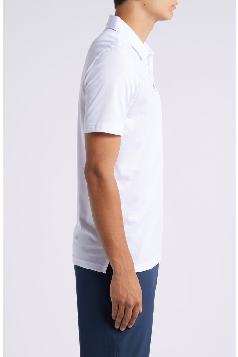 Deck Navigator Chest Stripe Polo, Alternate, color, WHITE