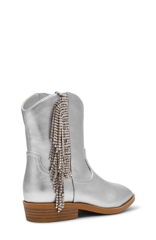 Dolce Vita Dv By Kids' Shayke Western Boot In Silver