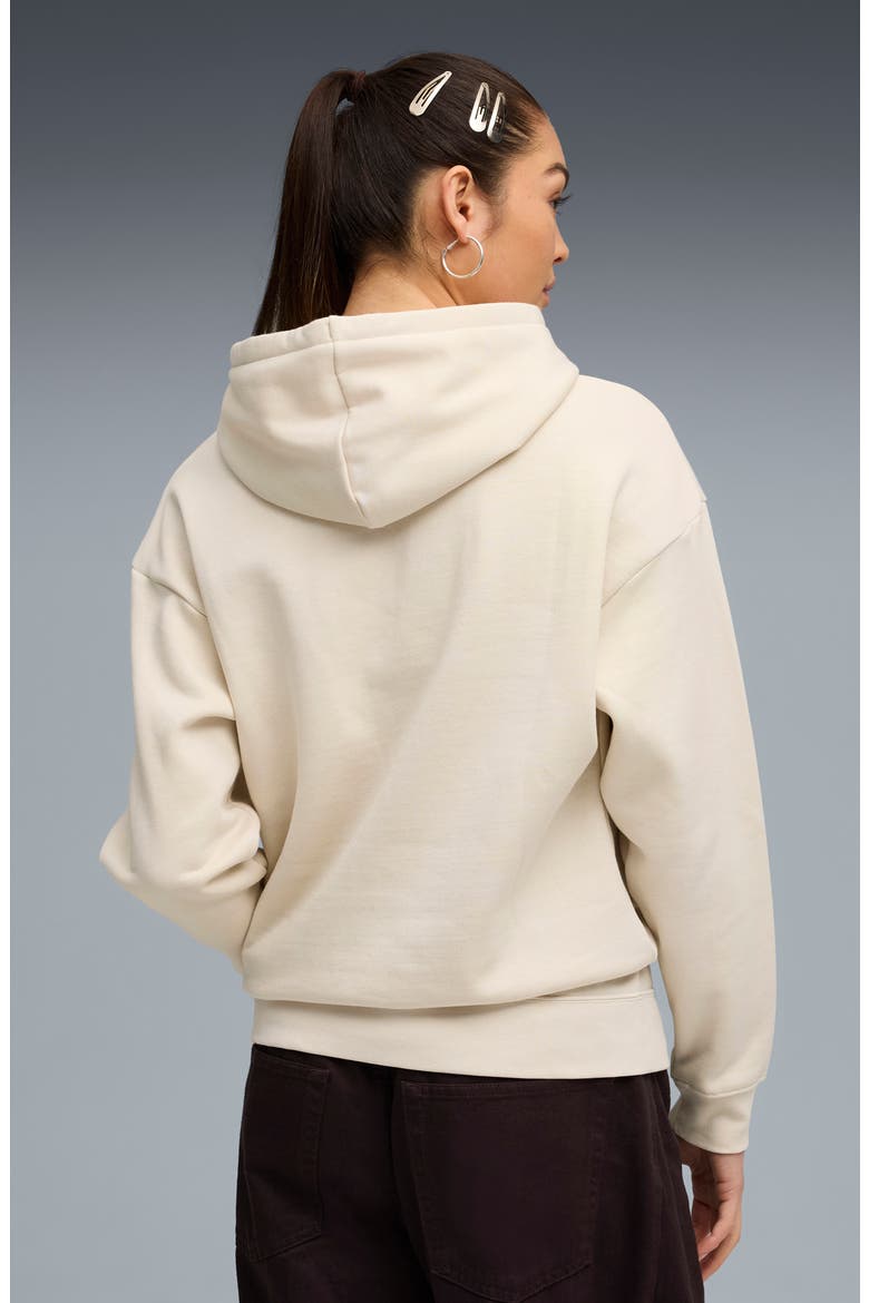 Essentials Small No. 1 Logo Hoodie, Alternate, color, ALPINE SNOW
