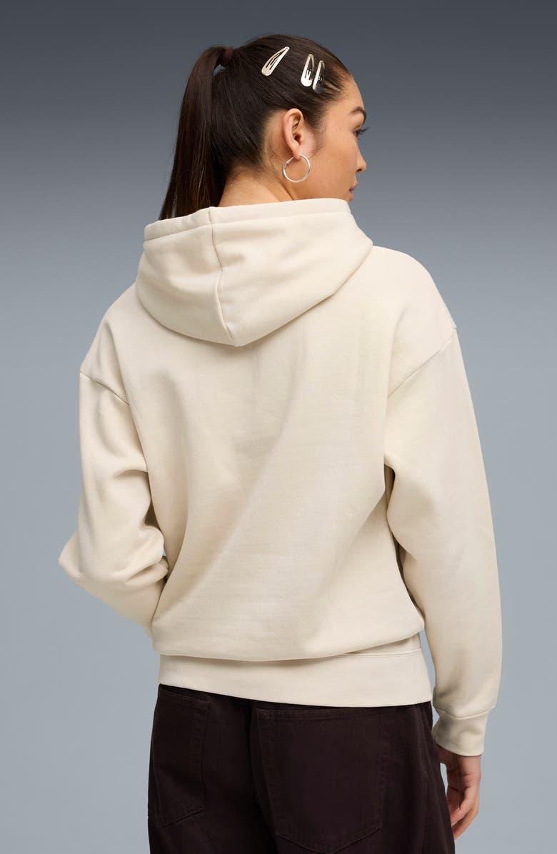 PUMA Essentials Small No. 1 Logo Hoodie, Alternate, color, Alpine Snow