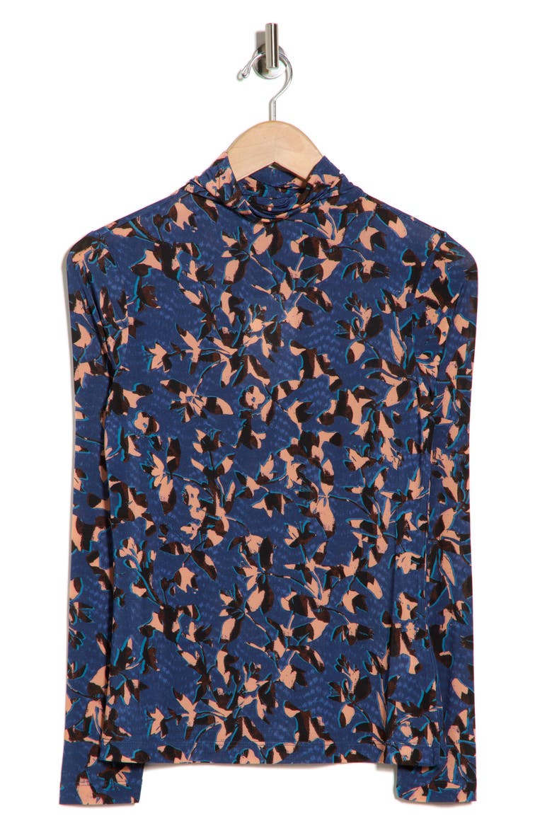 Aurelia Funnel Neck Jersey Top, Alternate, color, MIRAGE