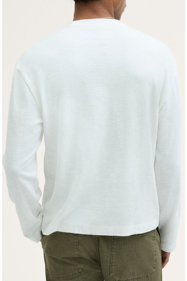 Weekend Slub Long Sleeve T-Shirt, Alternate, color, SOFT WHITE