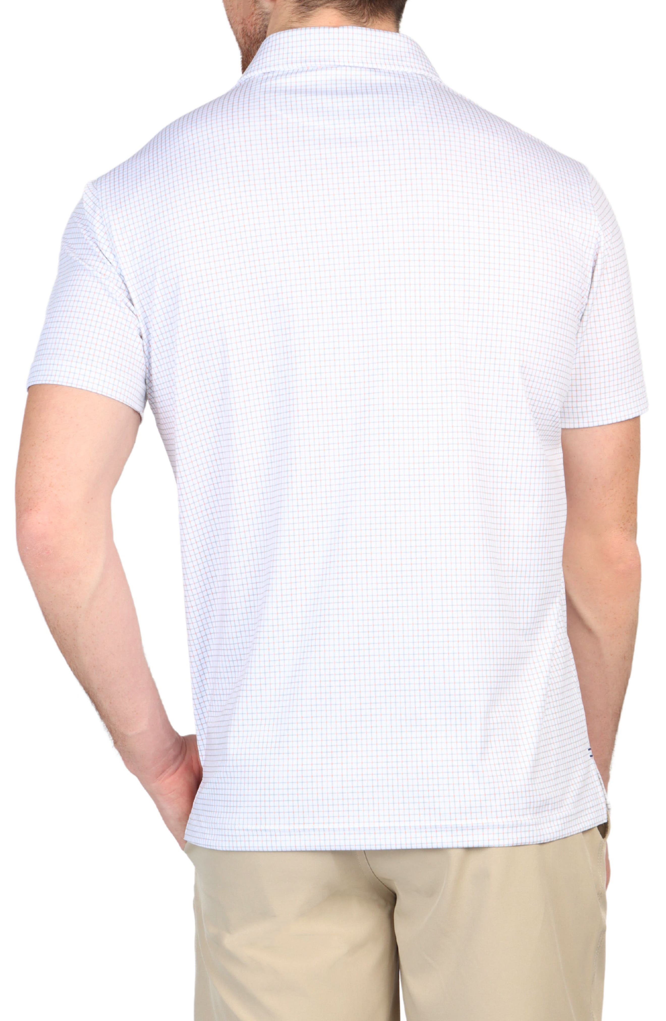 TailorByrd Neon Grid Performance Polo (Men) | Nordstromrack