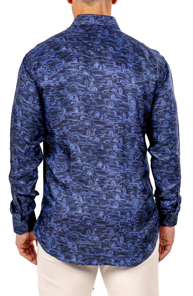 Maceoo Fibonacci Marthy Contemporary Fit Button-Up Shirt, Alternate, color, 