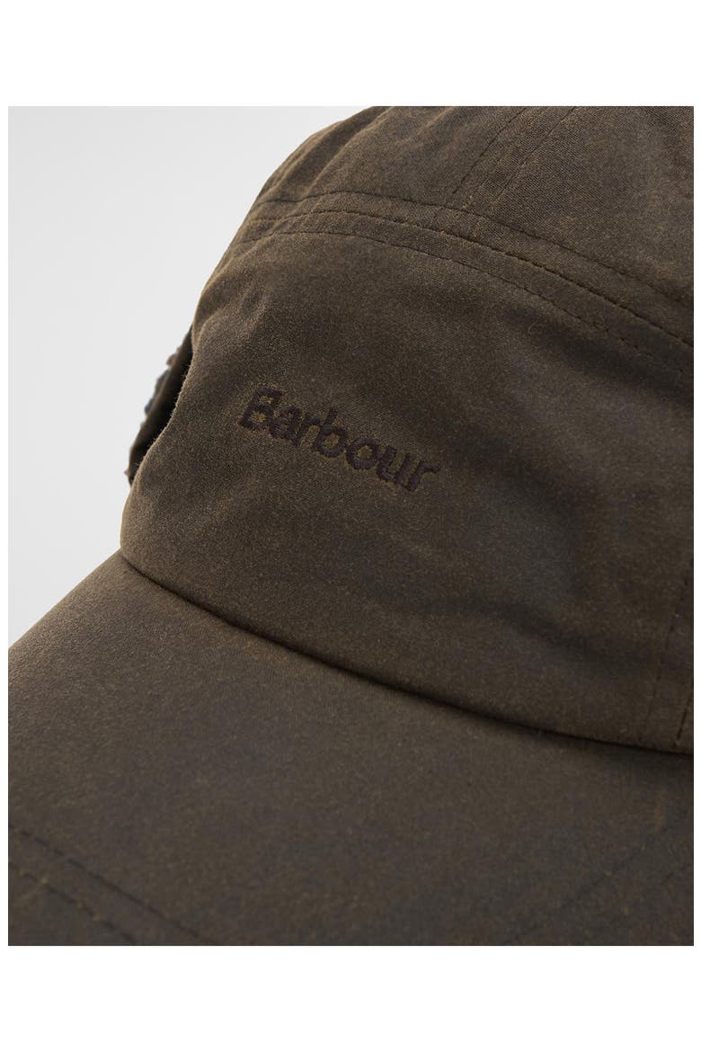 Lonnen Waxed Cotton Carpenter Cap, Alternate, color, OLIVE