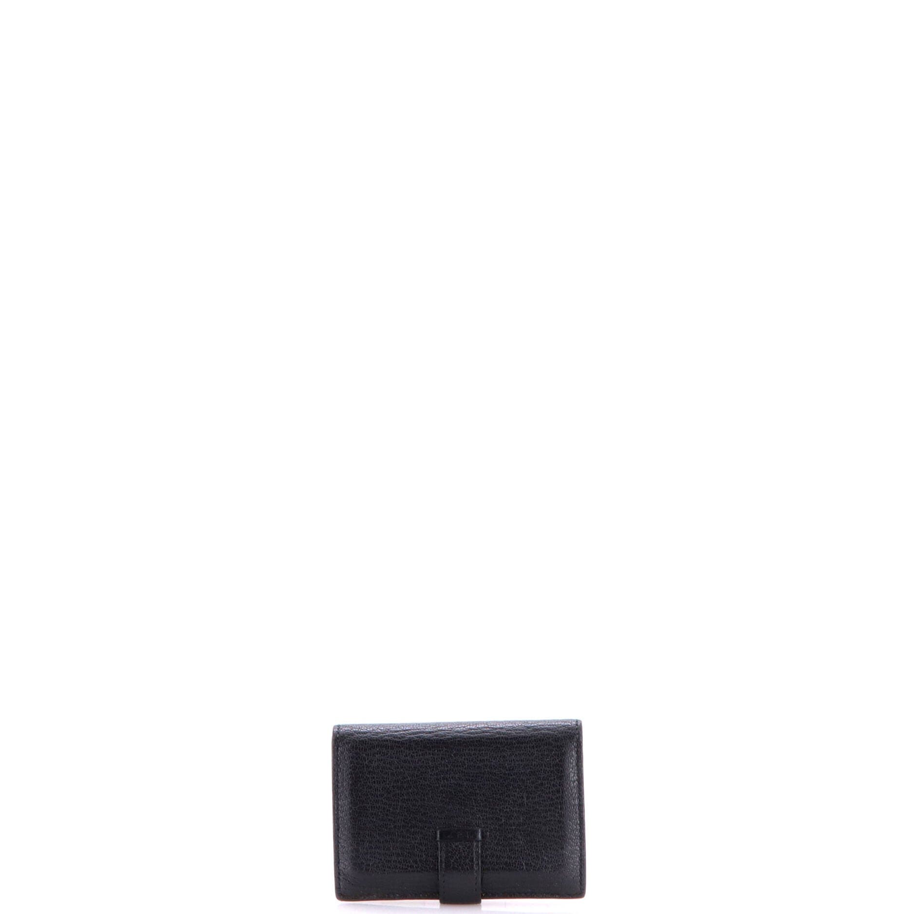 Bearn Wallet Chevre Mysore Compact, Alternate, color, Black