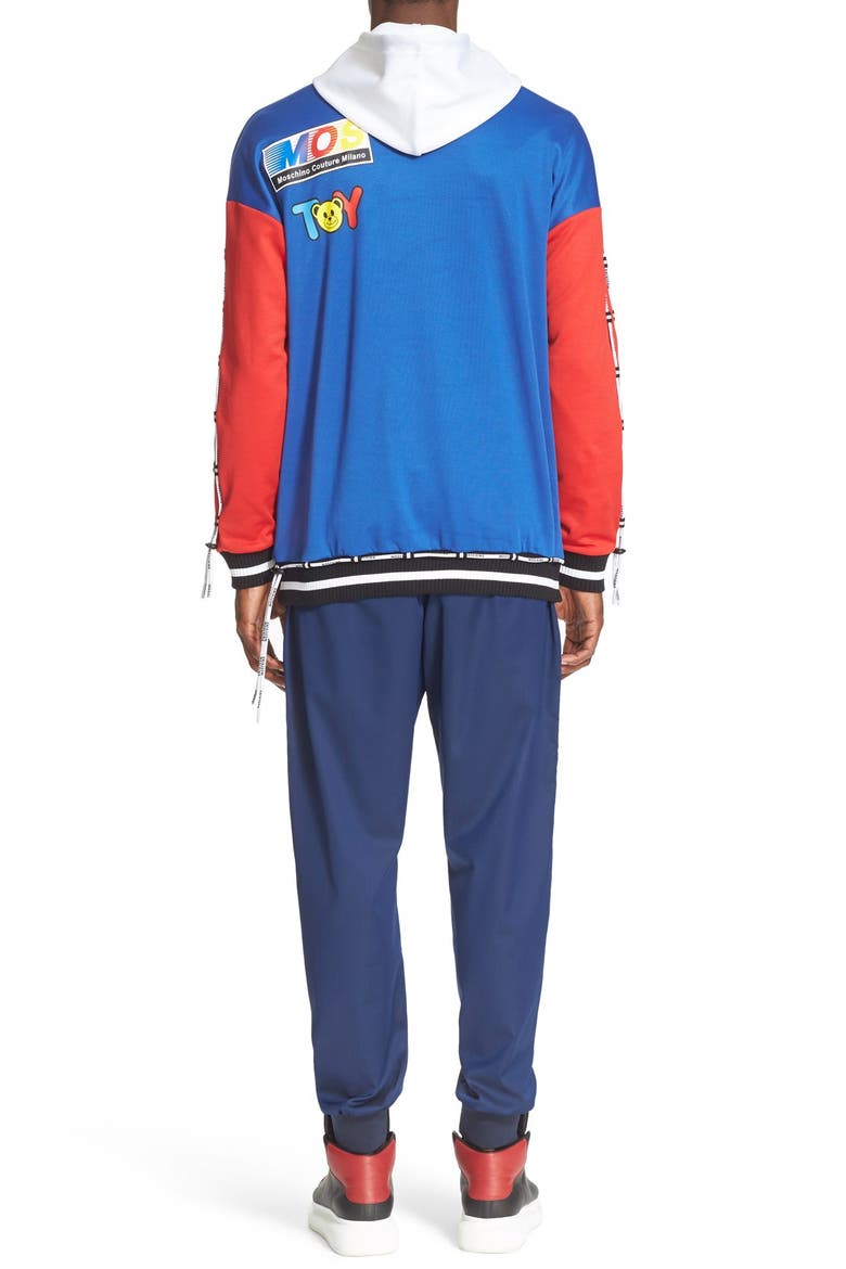Graphic Hoodie, Alternate, color, BLUE