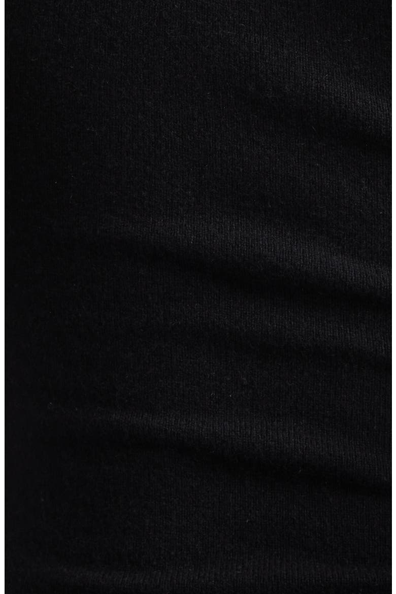 One-Shoulder Cashmere Blend Bodysuit, Alternate, color, BLACK 001
