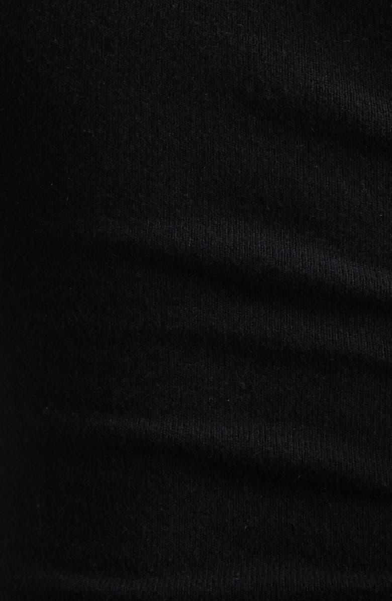 Michael Kors Collection One-Shoulder Cashmere Blend Bodysuit, Alternate, color, Black 001