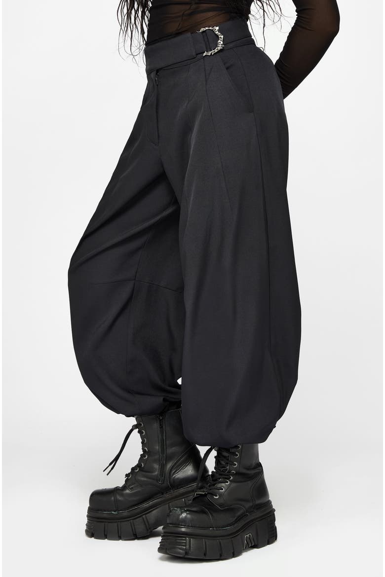 Taylor D-Ring Balloon Trouser, Alternate, color, Black